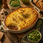 Parmentier de canard recette 10 personnes sur table conviviale
