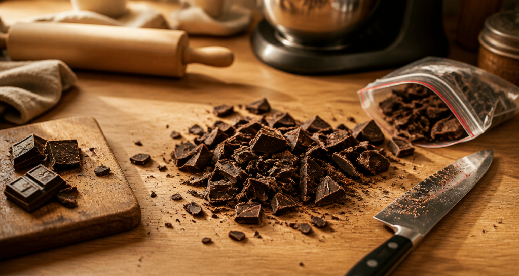 comment casser une tablette de chocolat en pepites