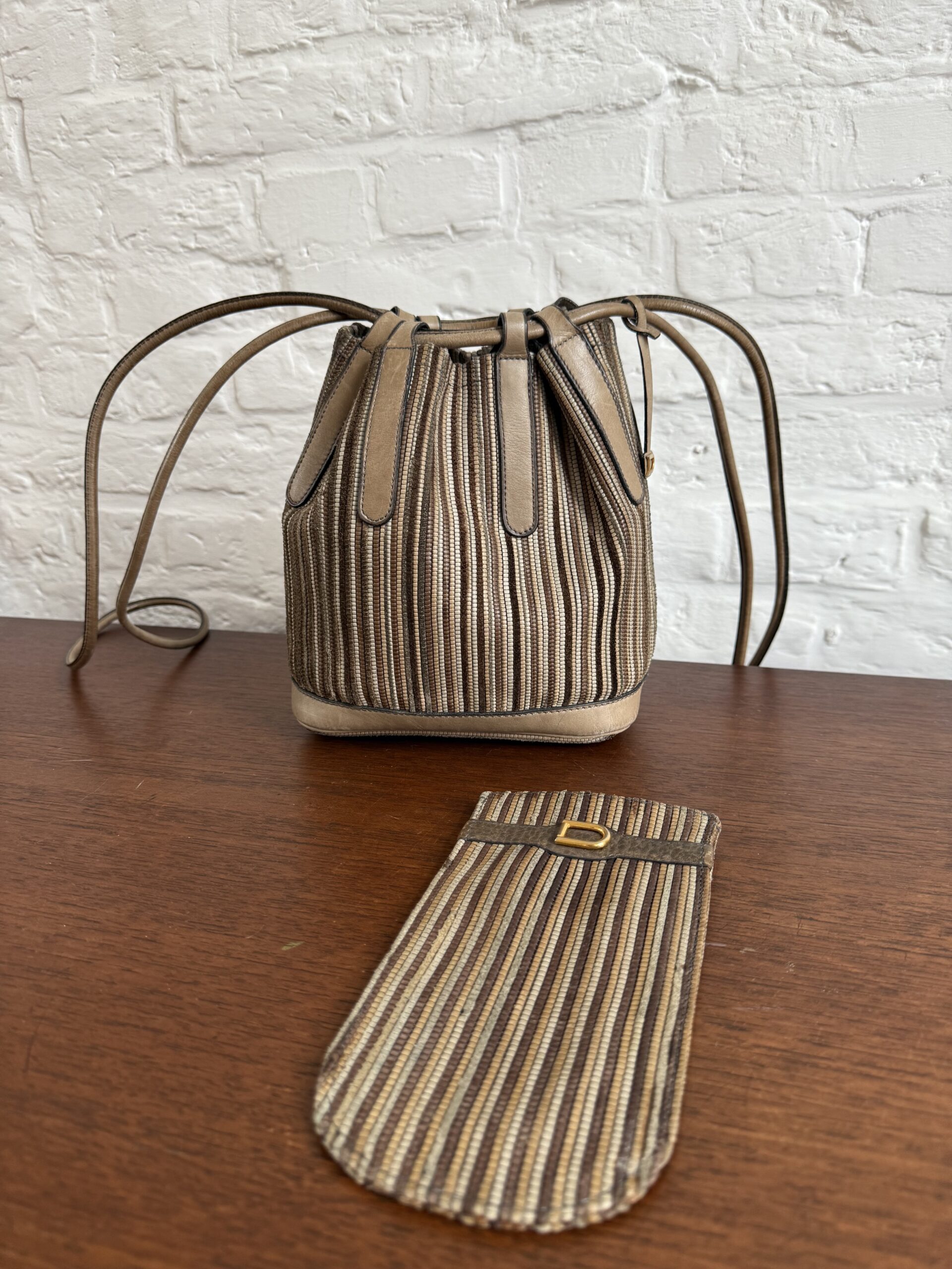 Stropzakje + brillenzakje in Toile de Cuir - Afbeelding 2