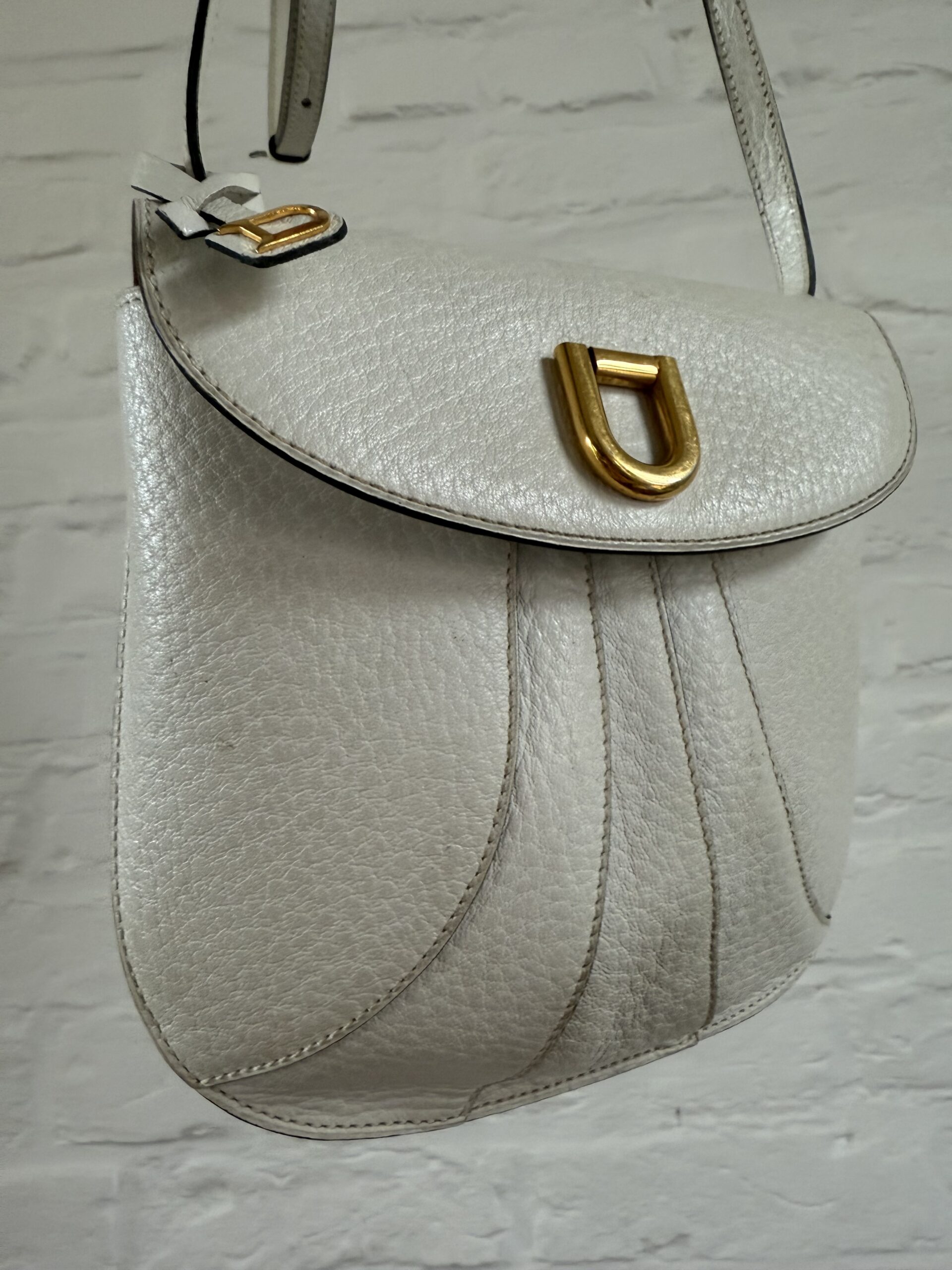 Vintage Crossbody Wit - Afbeelding 8