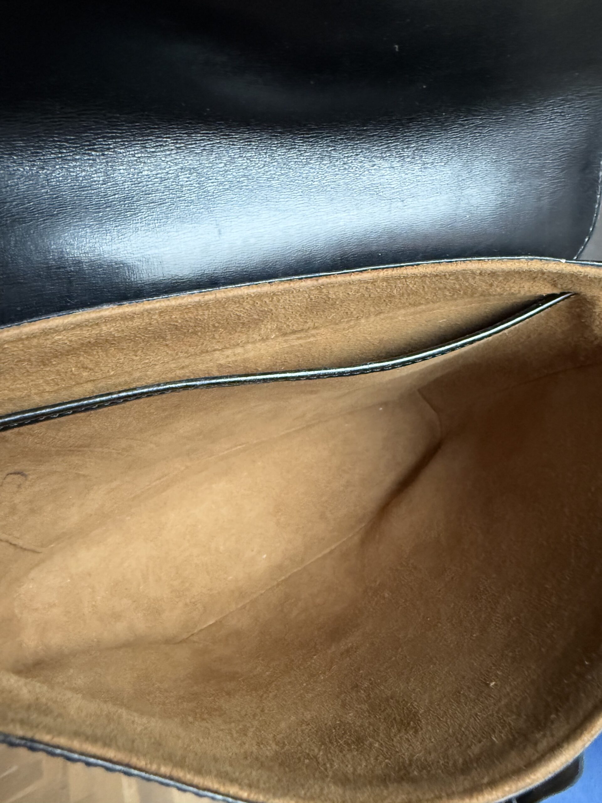 Vintage Crossbody in zwarte box calf - Afbeelding 3