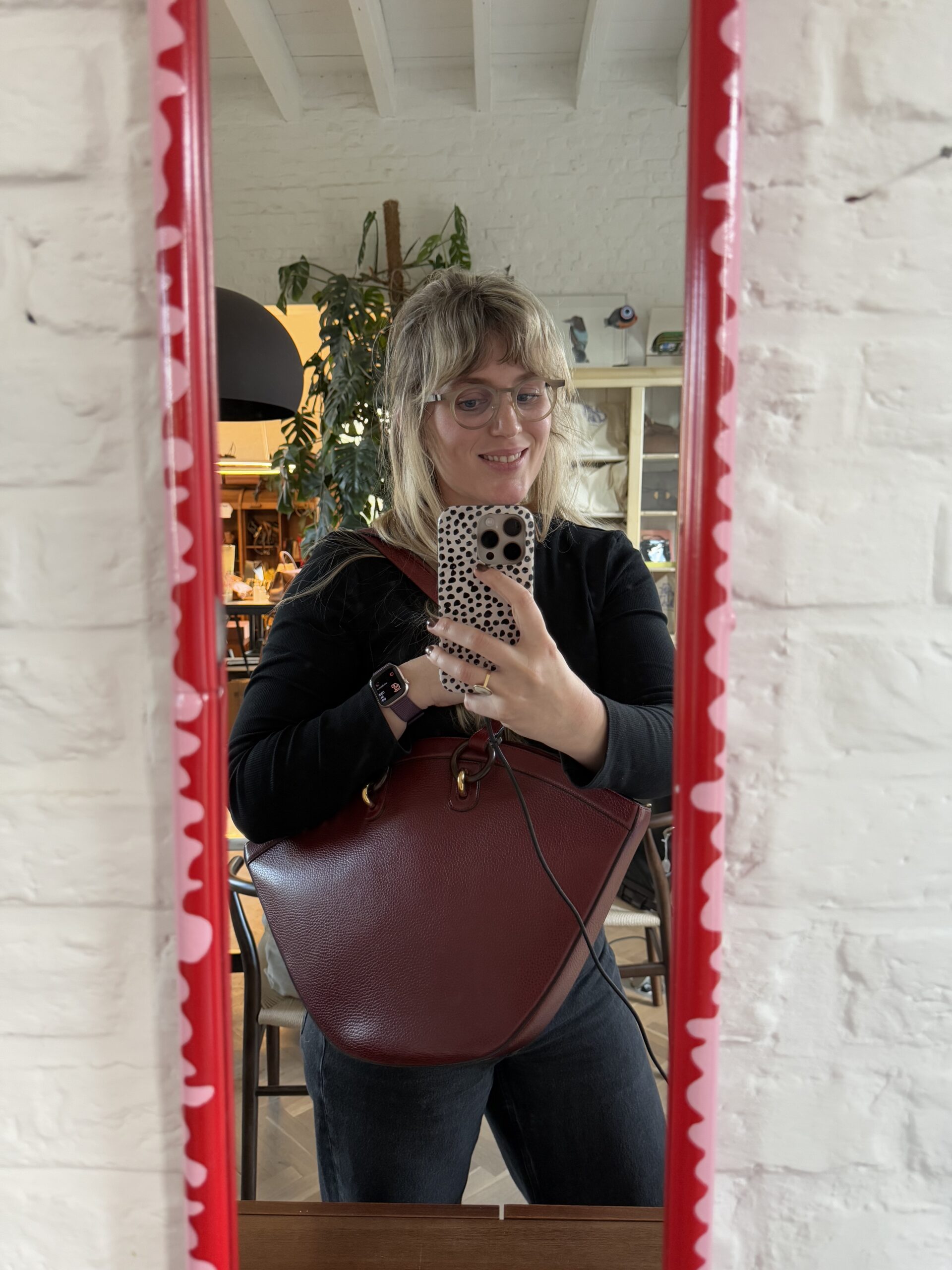 Schoudertas in Bordeaux - Afbeelding 15