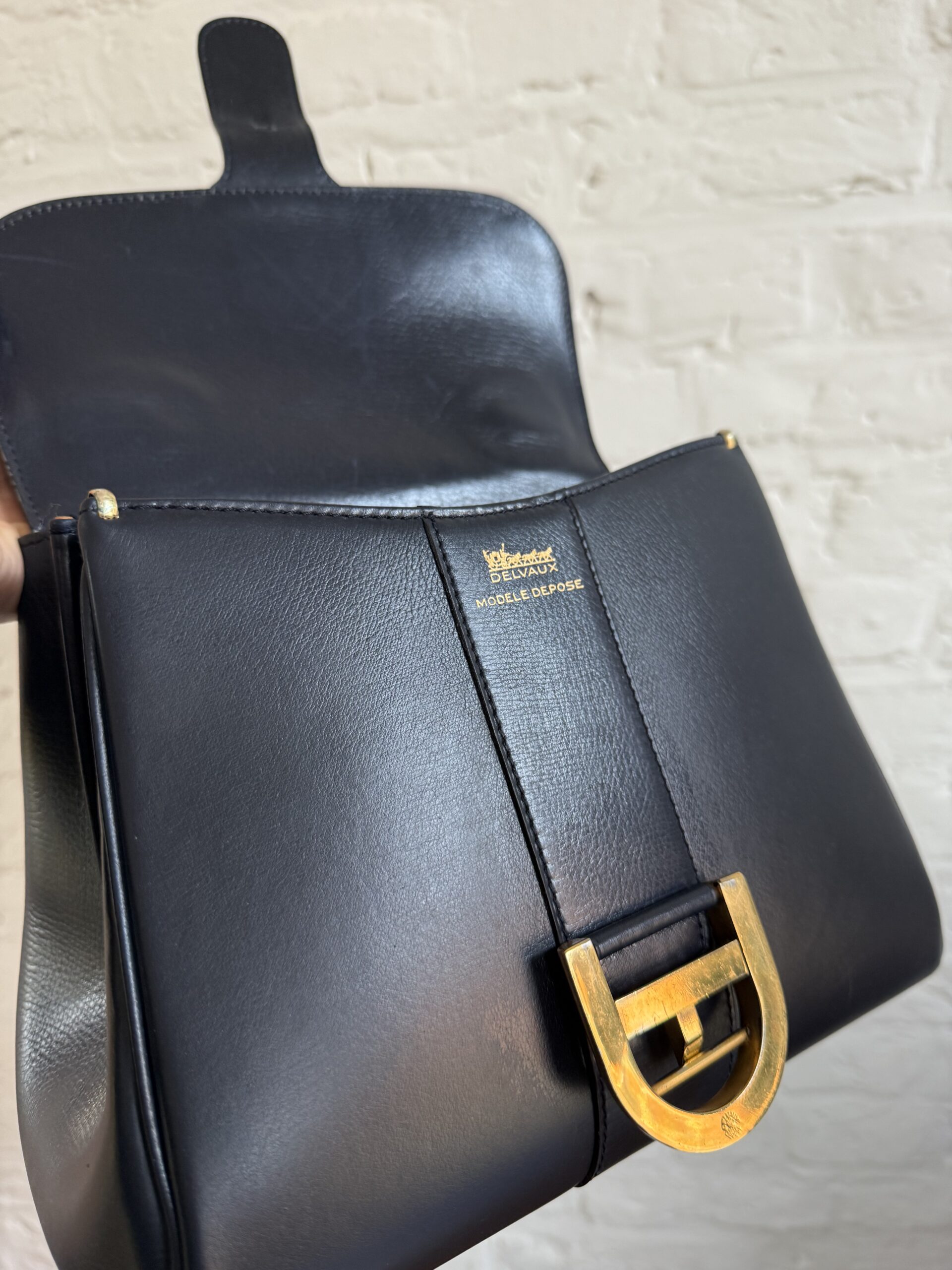 Vintage Brillant PM Marine Box Calf - Afbeelding 16