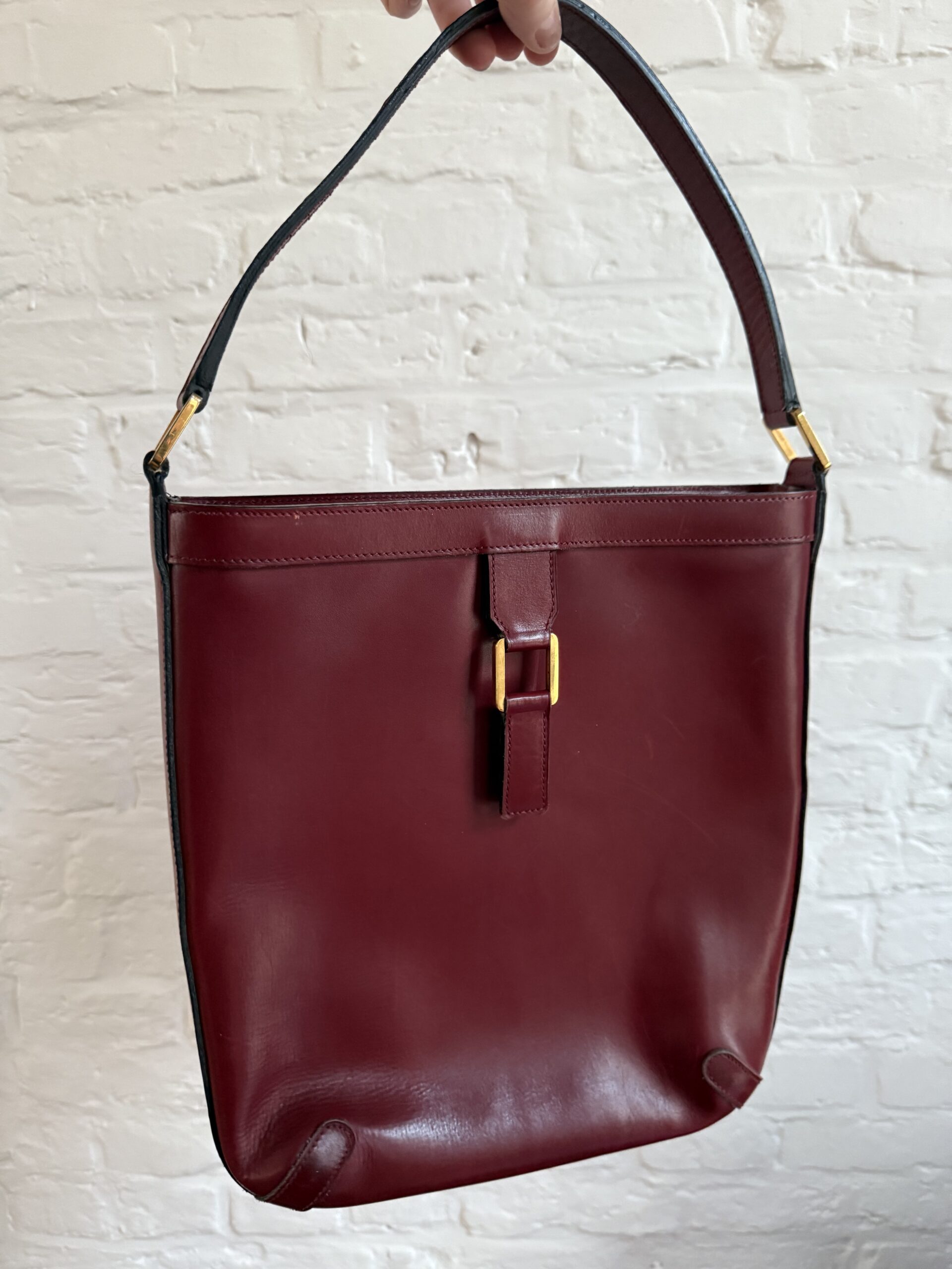 Tophandle in boxcalf