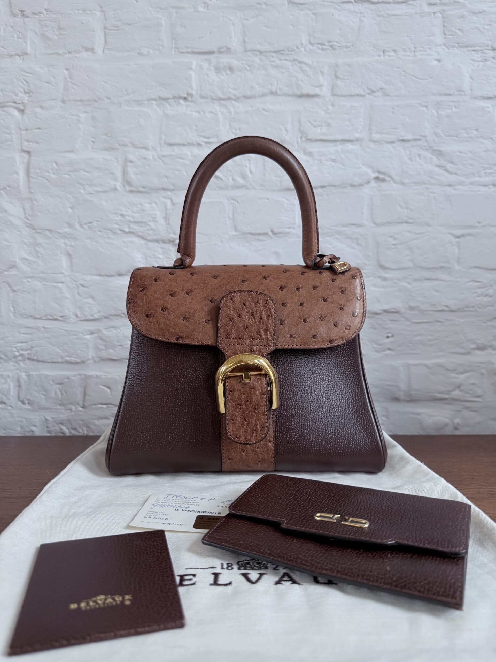 Brillant PM Autruche + portefeuille - Afbeelding 20