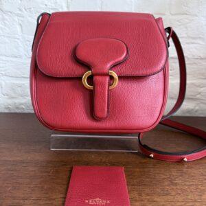 Vintage crossbody in rood