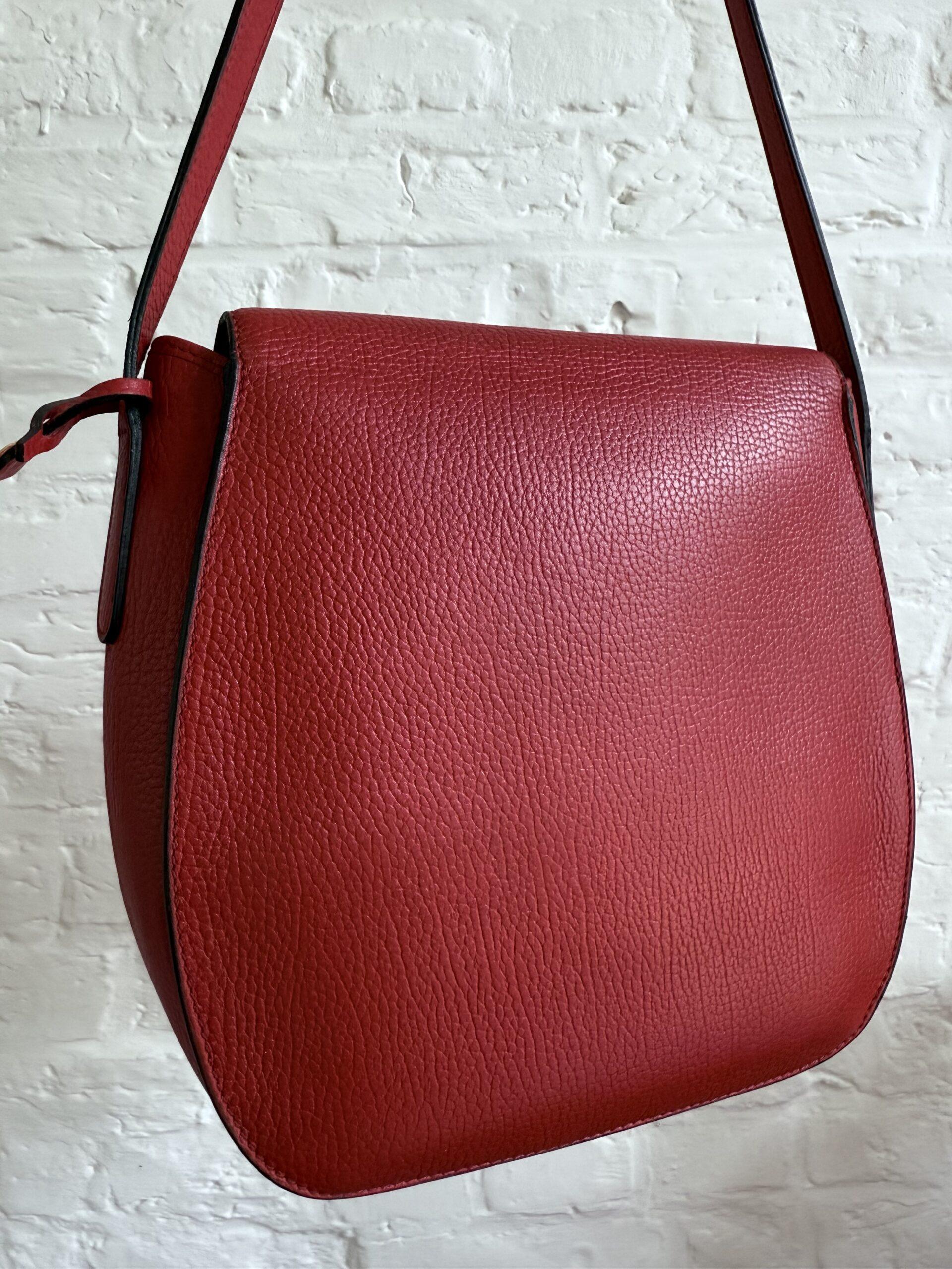Vintage crossbody in rood - Afbeelding 9