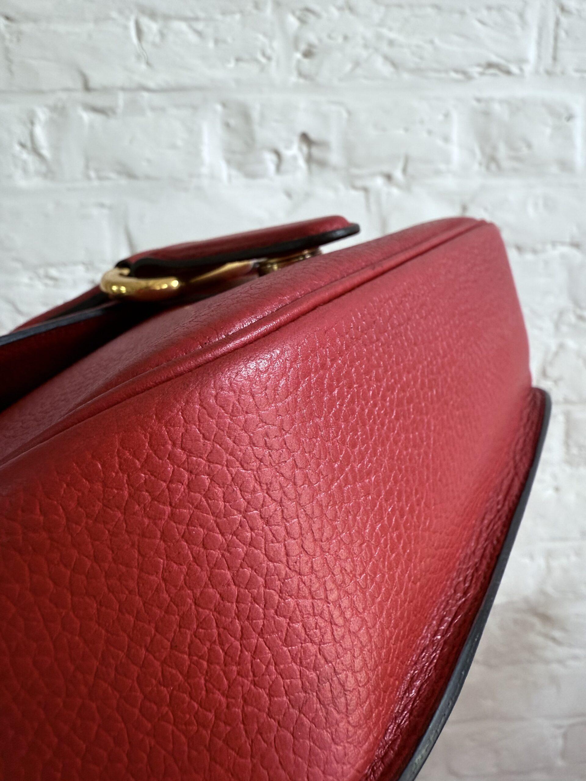 Vintage crossbody in rood - Afbeelding 11