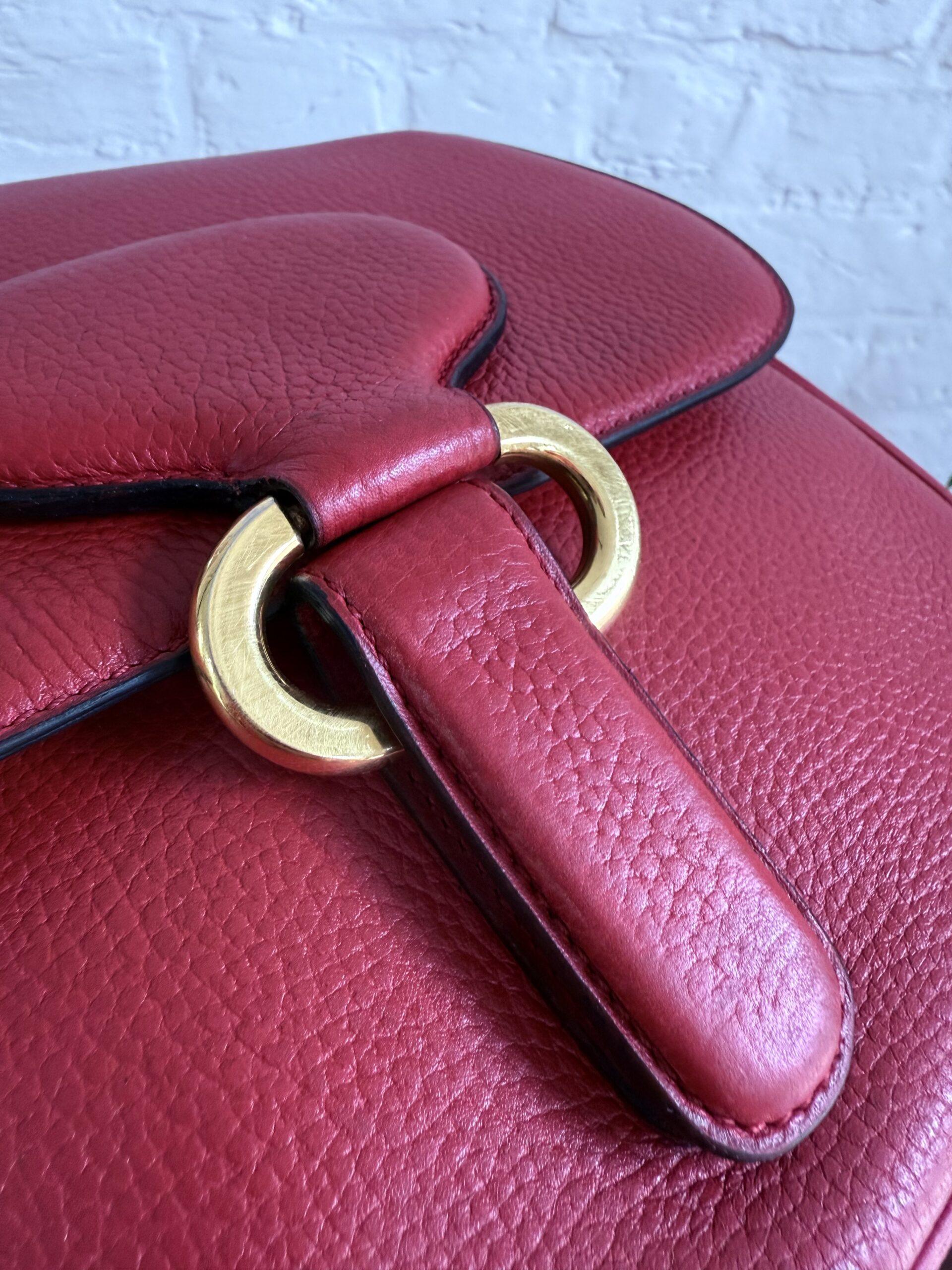 Vintage crossbody in rood - Afbeelding 12