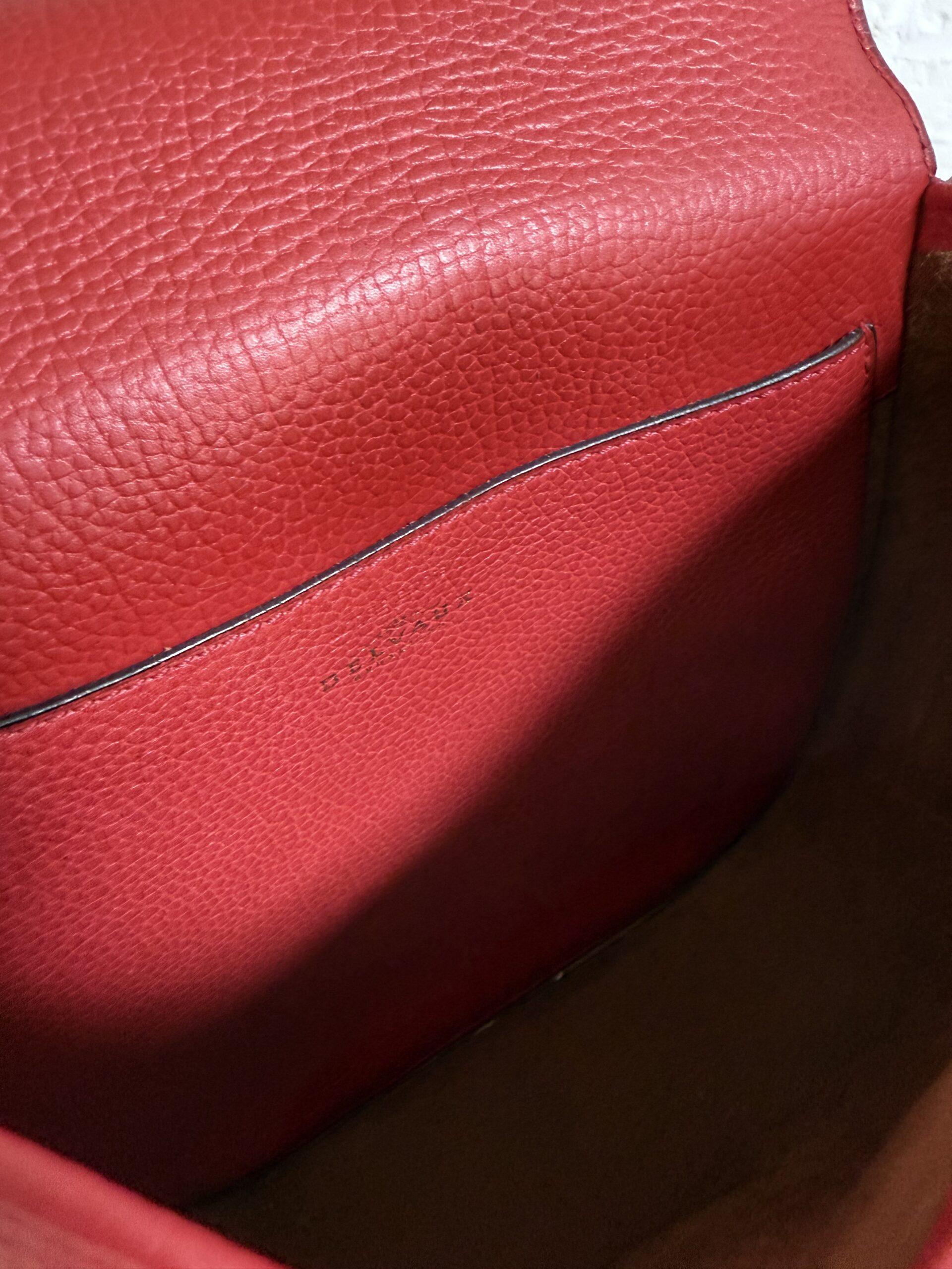 Vintage crossbody in rood - Afbeelding 13