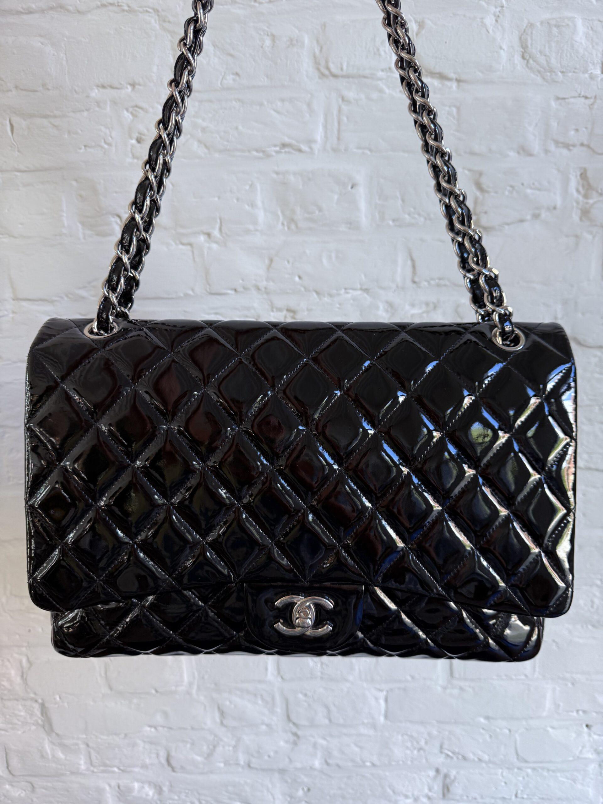 Chanel XL Patent Flap Bag