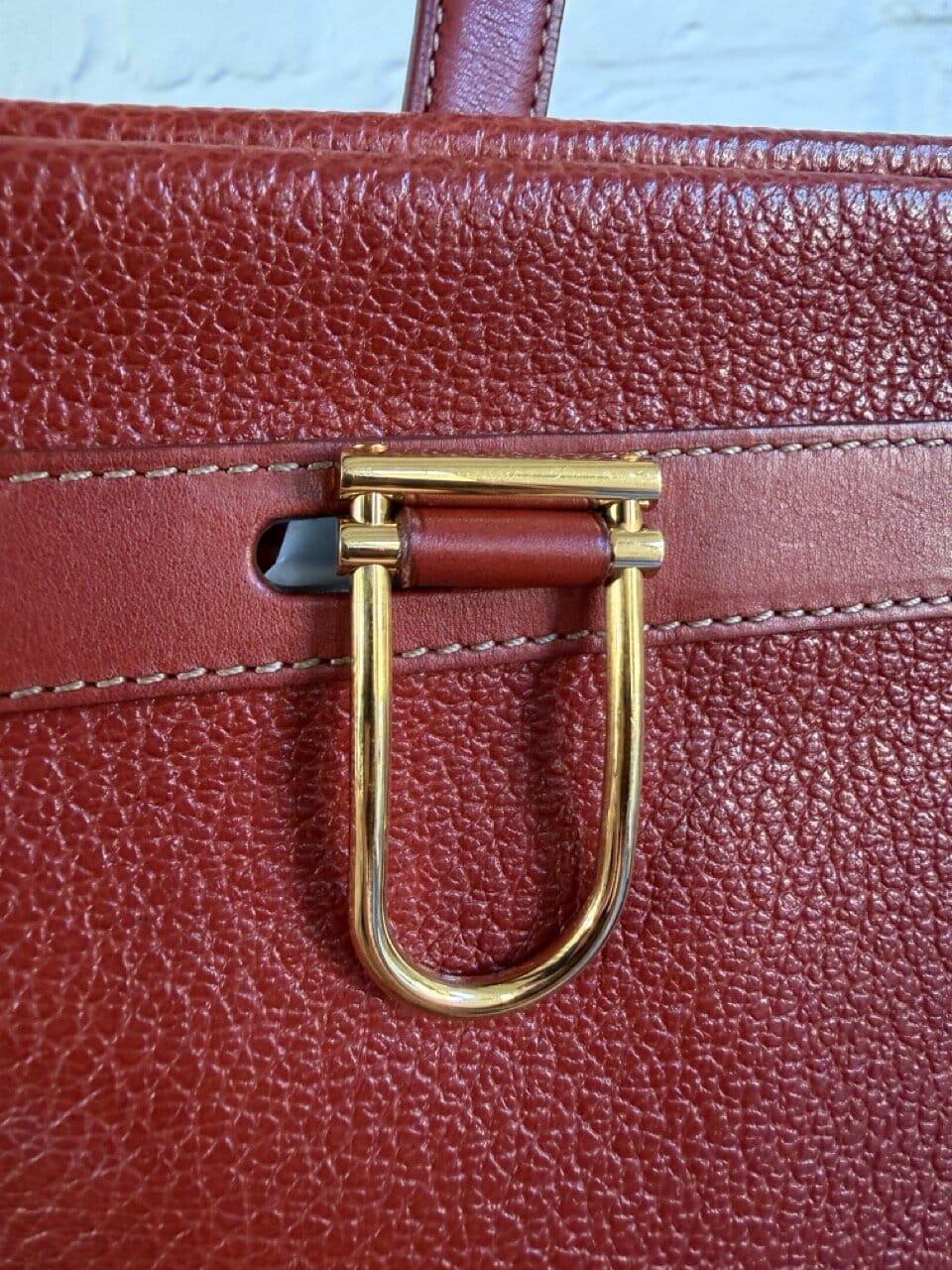 Schoudertas in Brique - Afbeelding 12