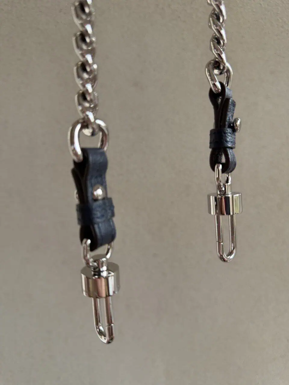 Le Pin Mini Bucket Indigo Crocodile + Schouderriem - Afbeelding 18