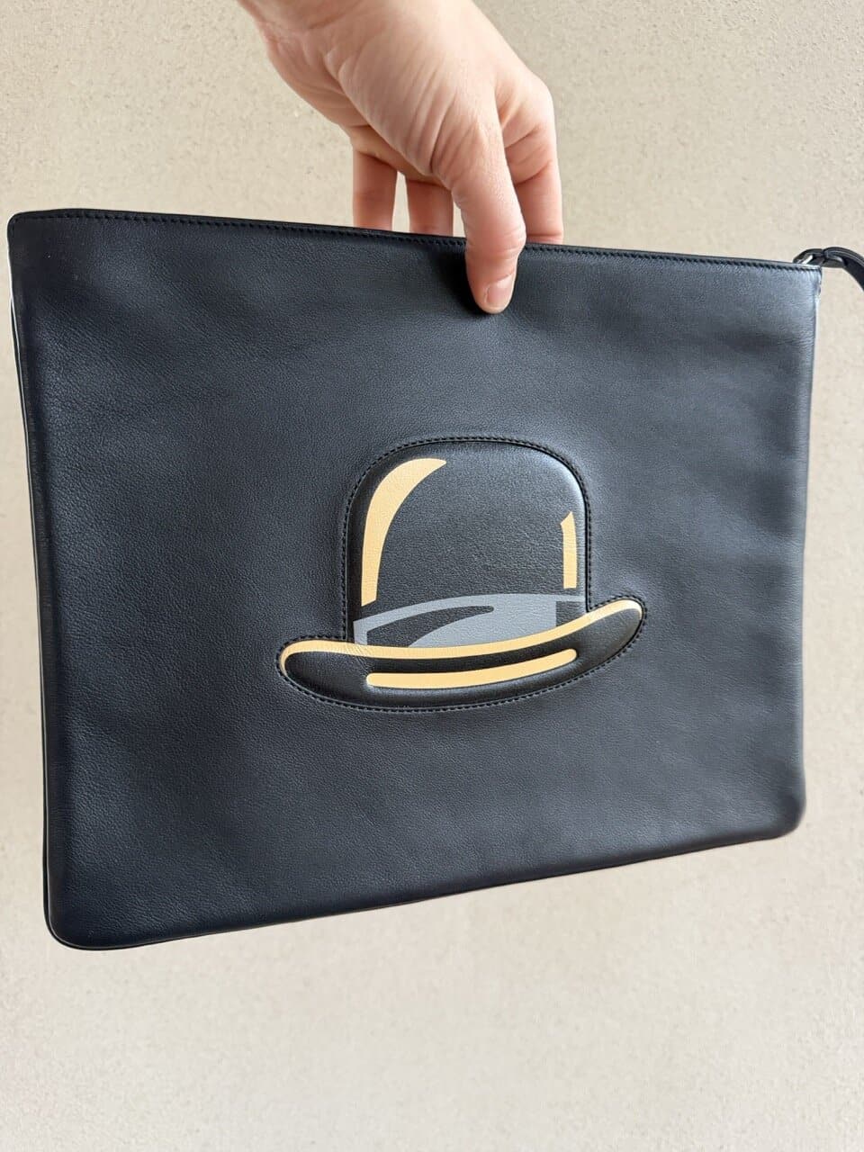 Magritte Pochette Masked Apple Polo Noir - NIEUW - Afbeelding 3
