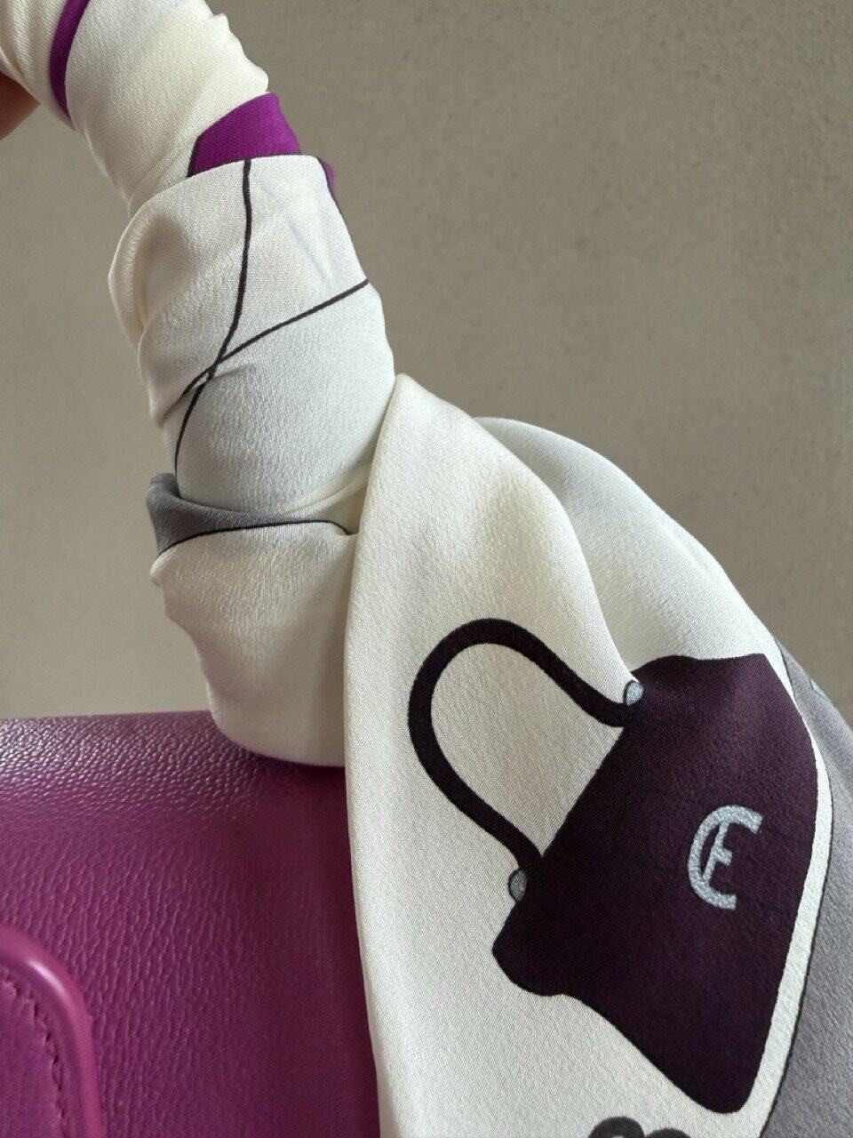 Brillant E/W Mini  Héliotrope Sellier + Twilly - Afbeelding 5