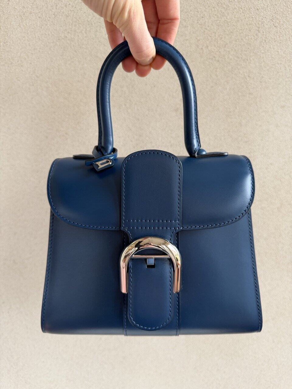 Brillant Mini Box Calf Bleu De Prusse - Afbeelding 4