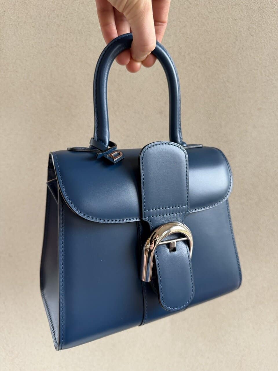 Brillant Mini Box Calf Bleu De Prusse - Afbeelding 19