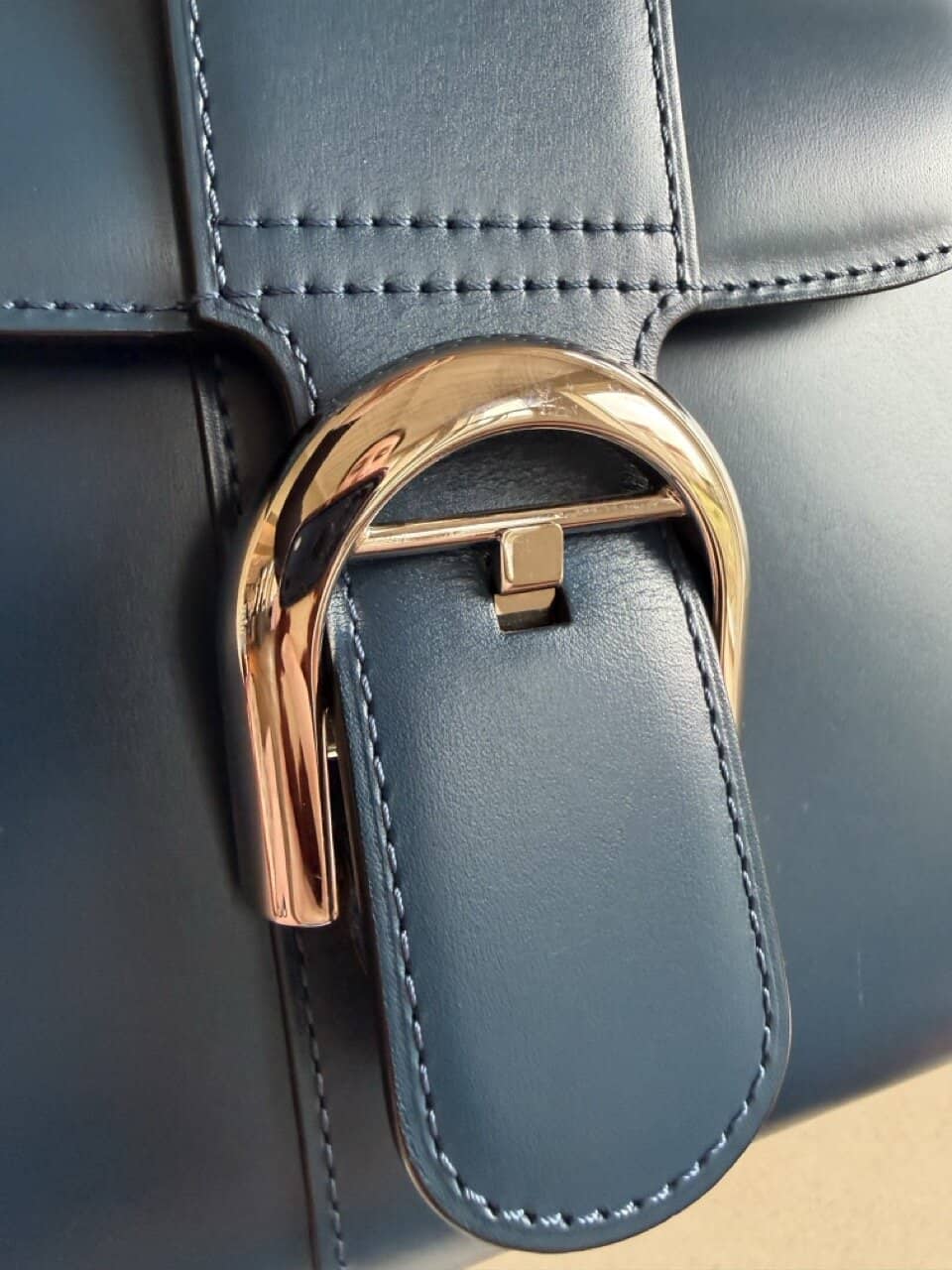 Brillant Mini Box Calf Bleu De Prusse - Afbeelding 17