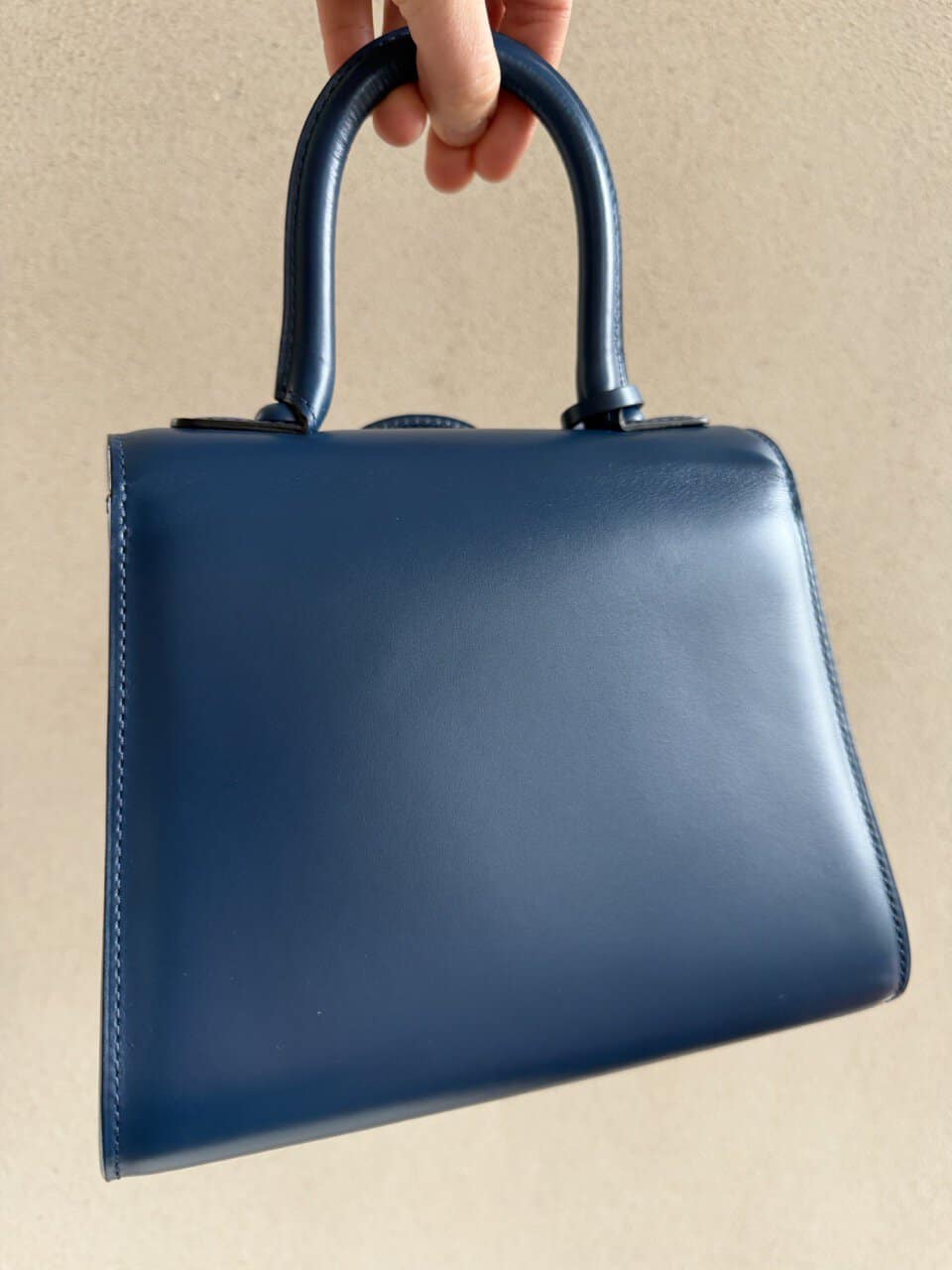 Brillant Mini Box Calf Bleu De Prusse - Afbeelding 15