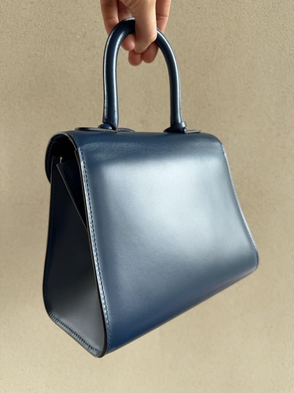 Brillant Mini Box Calf Bleu De Prusse - Afbeelding 13