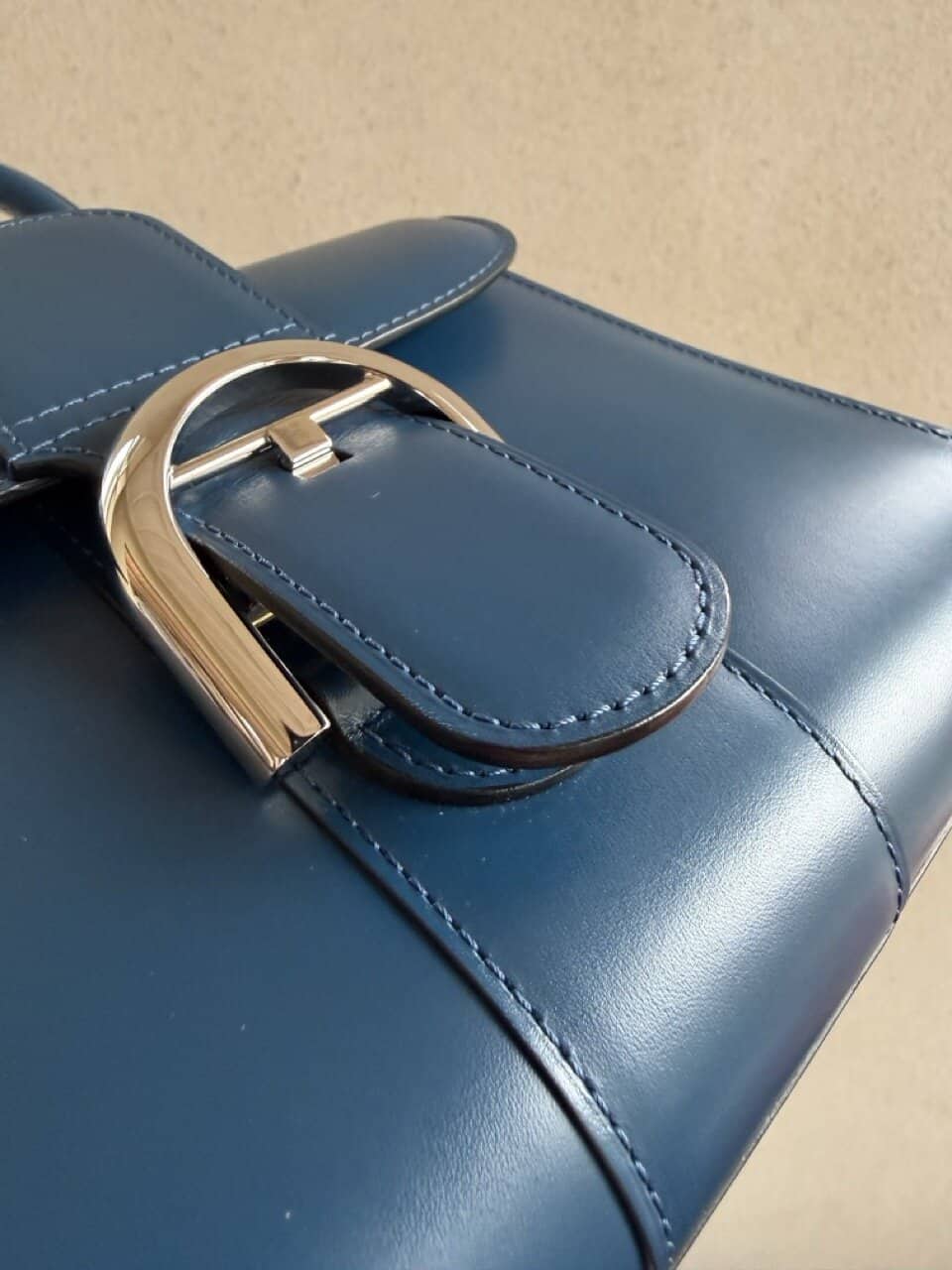 Brillant Mini Box Calf Bleu De Prusse - Afbeelding 12