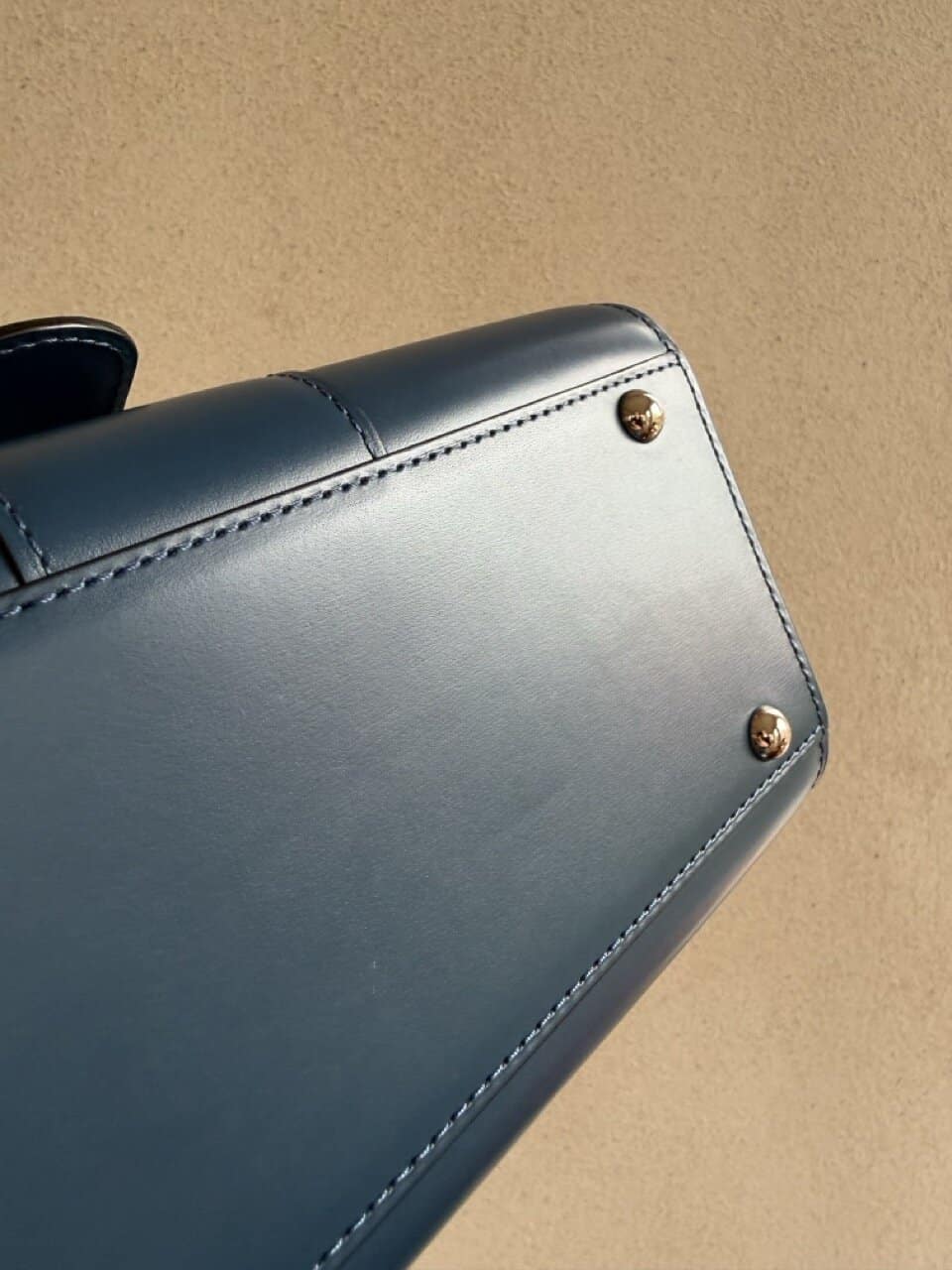 Brillant Mini Box Calf Bleu De Prusse - Afbeelding 11