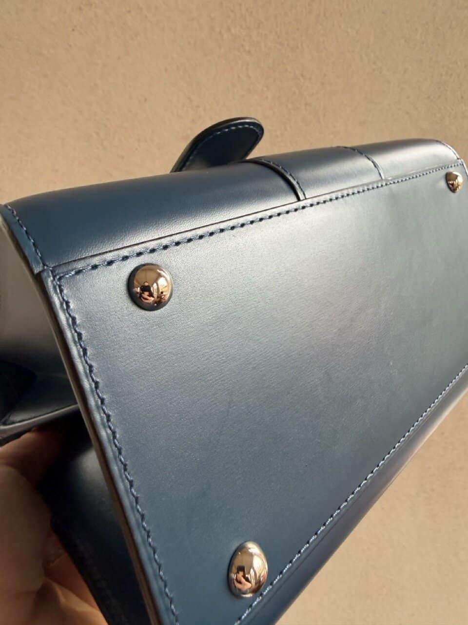 Brillant Mini Box Calf Bleu De Prusse - Afbeelding 10