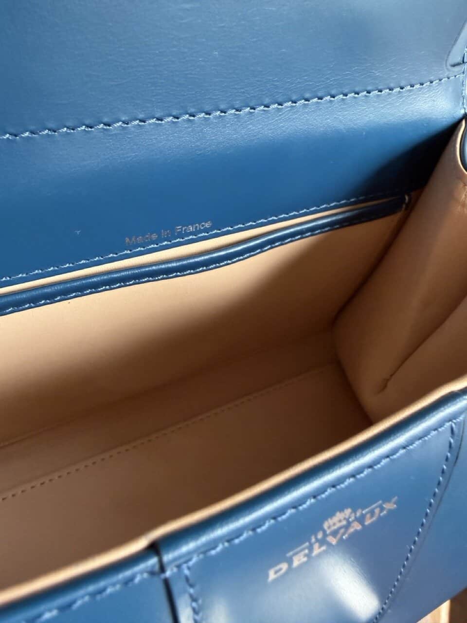 Brillant Mini Box Calf Bleu De Prusse - Afbeelding 7