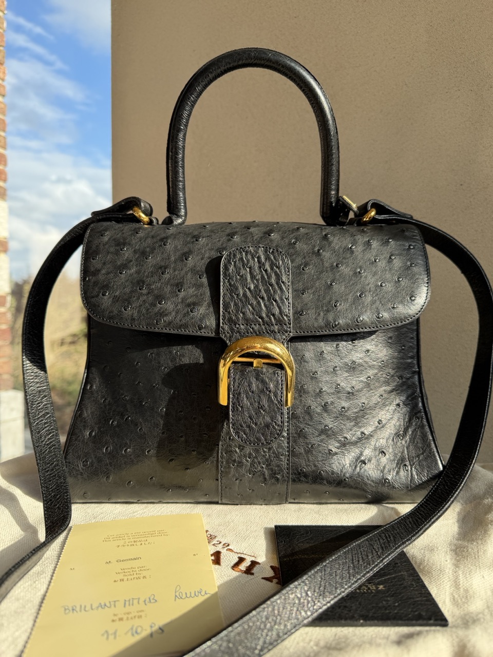 Brillant MM Autruche Noir - Afbeelding 24