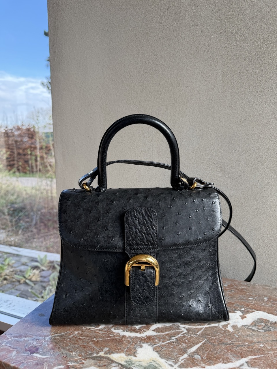 Brillant MM Autruche Noir - Afbeelding 4