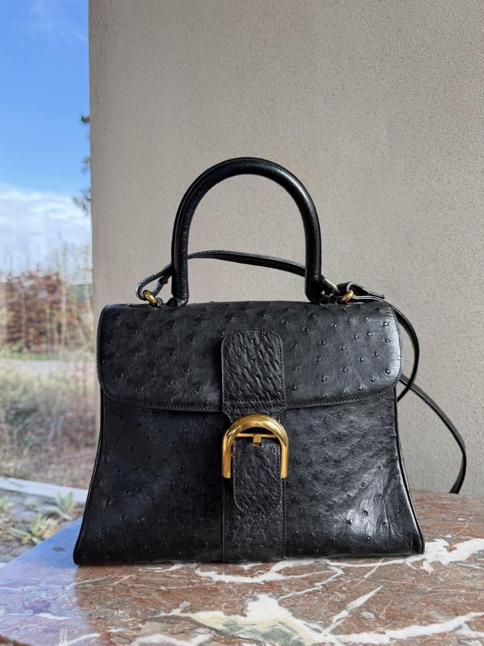 Brillant MM Autruche Noir - Afbeelding 2