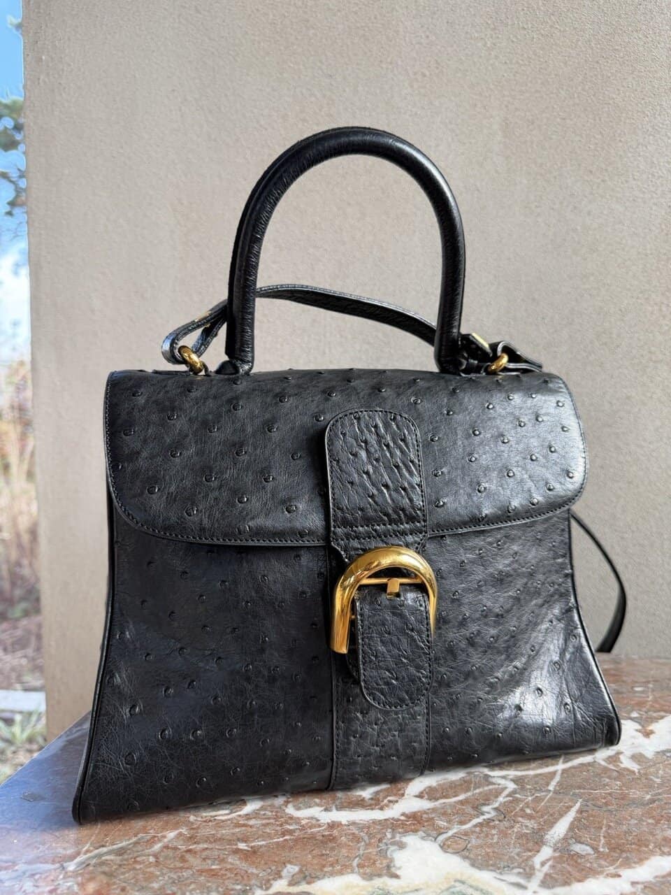 Brillant MM Autruche Noir - Afbeelding 3