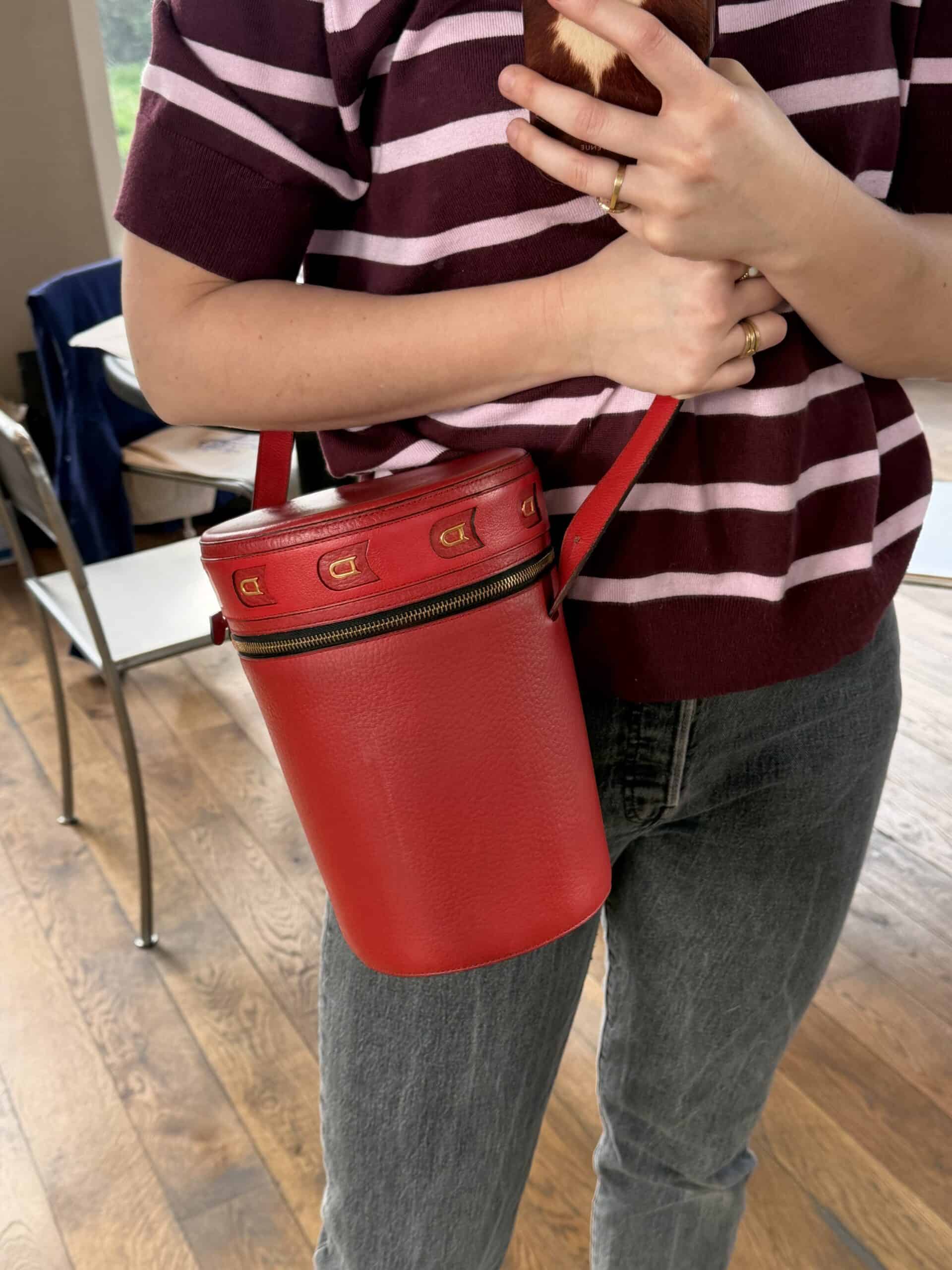 Veiling: Kokertas lipstick jumping calf - Afbeelding 5