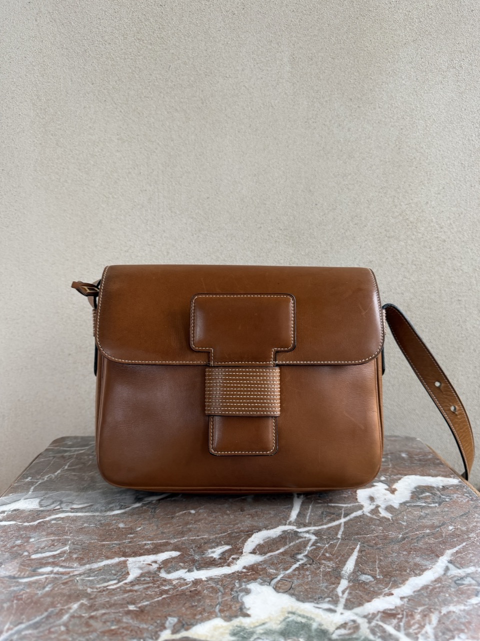 Vintage Crossbody in Box Calf