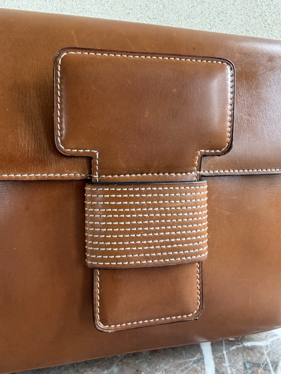 Vintage Crossbody in Box Calf - Afbeelding 4