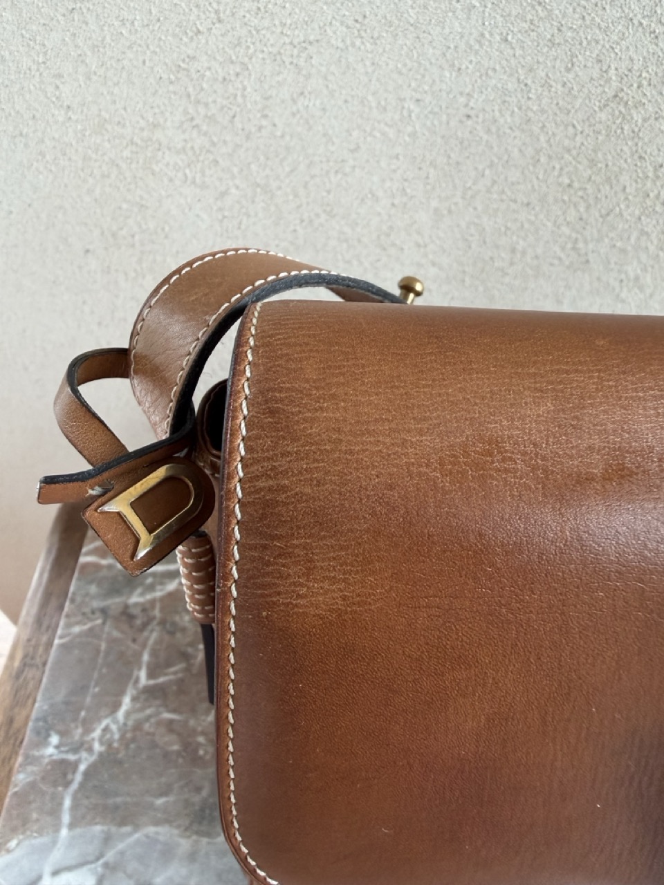 Vintage Crossbody in Box Calf - Afbeelding 6