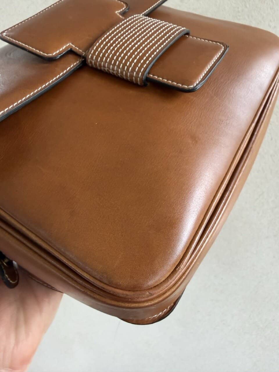 Vintage Crossbody in Box Calf - Afbeelding 15