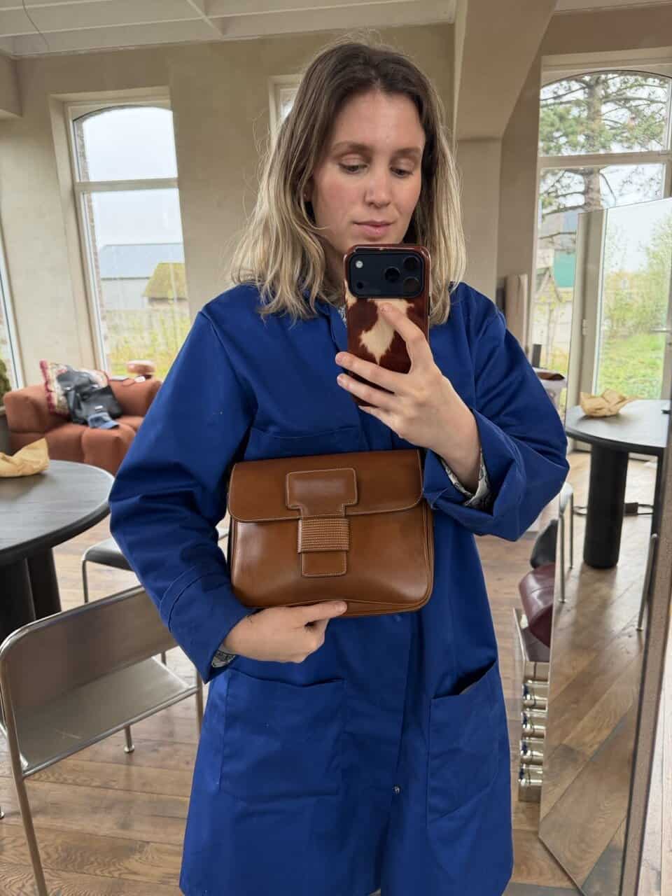 Vintage Crossbody in Box Calf - Afbeelding 10