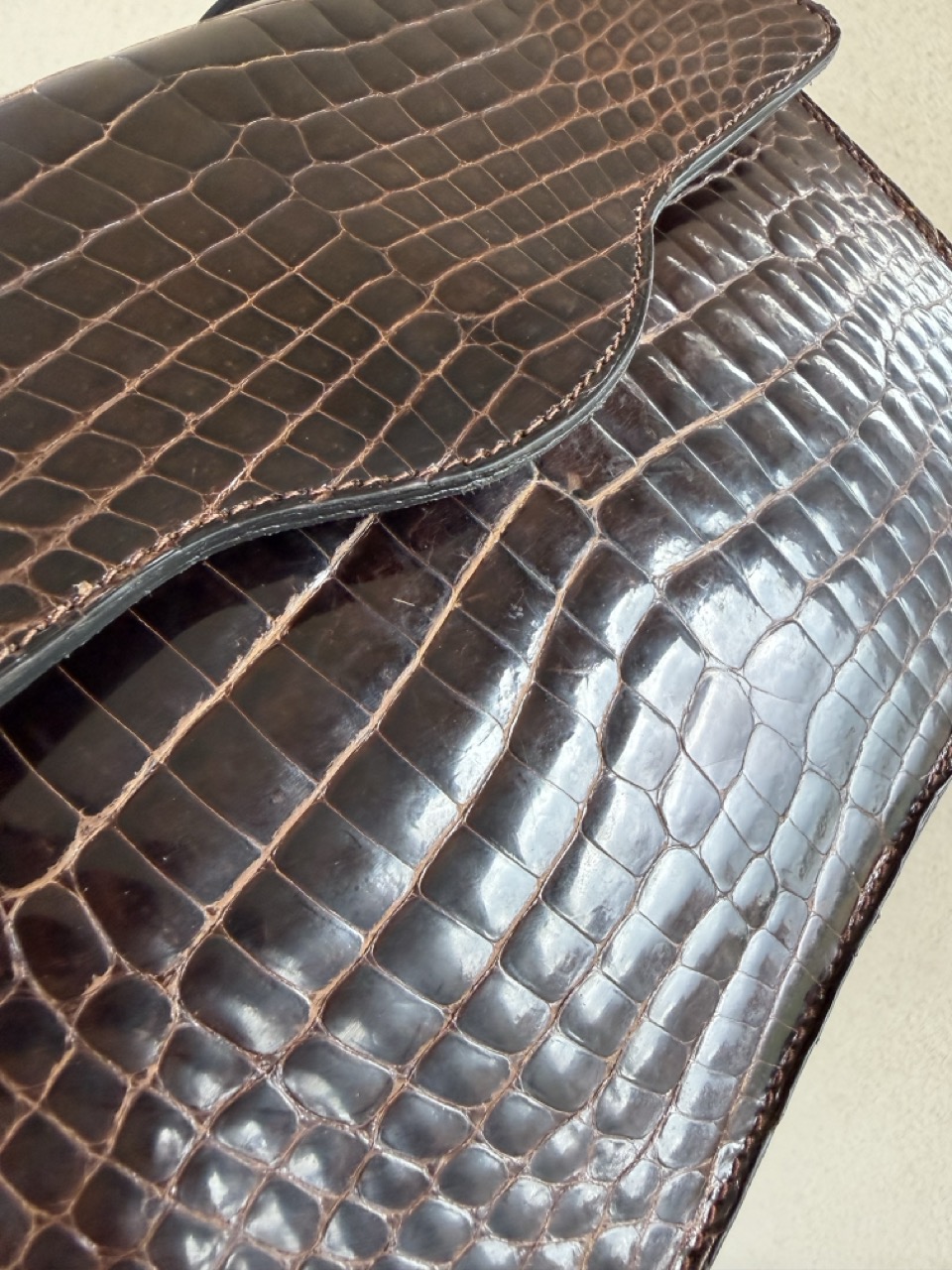 Veiling: Croco Crossbody - Afbeelding 11