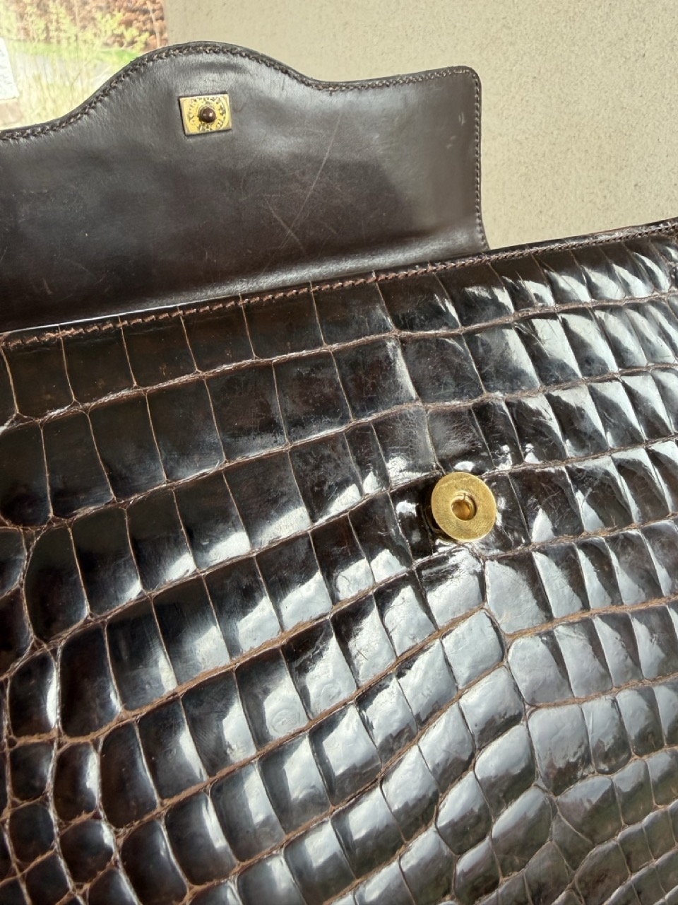 Veiling: Croco Crossbody - Afbeelding 10