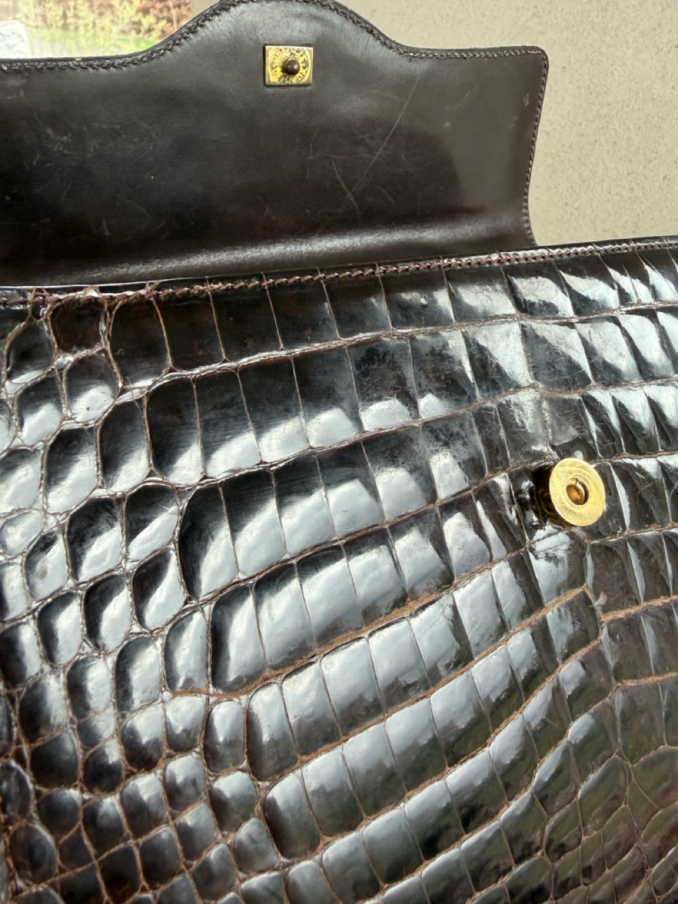 Veiling: Croco Crossbody - Afbeelding 9