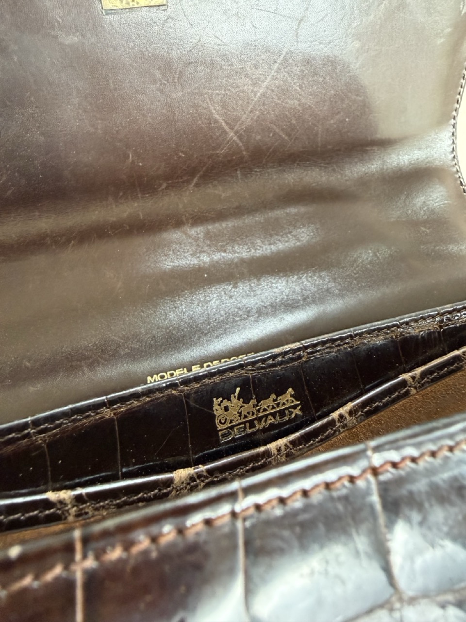 Veiling: Croco Crossbody - Afbeelding 8