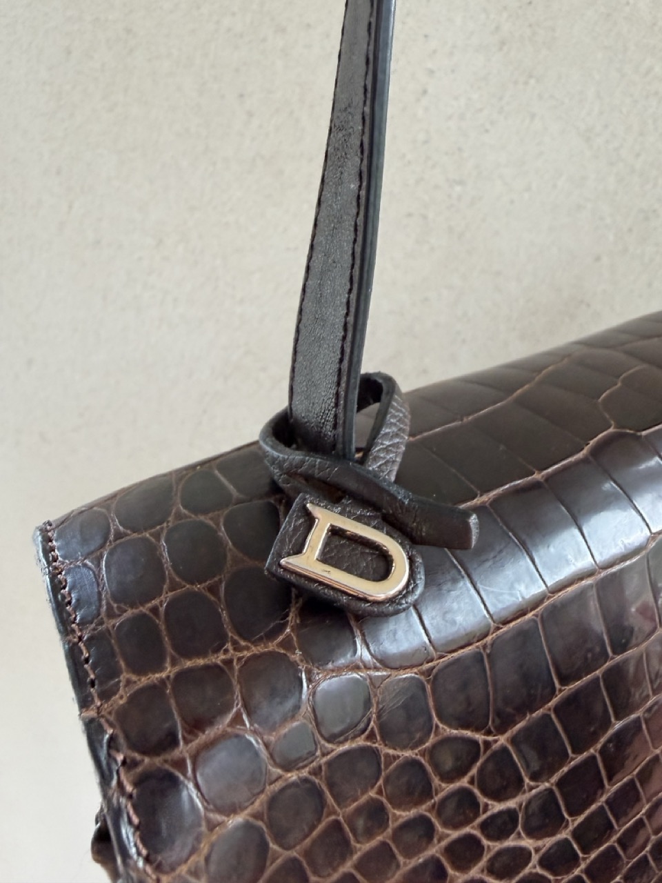 Veiling: Croco Crossbody - Afbeelding 7