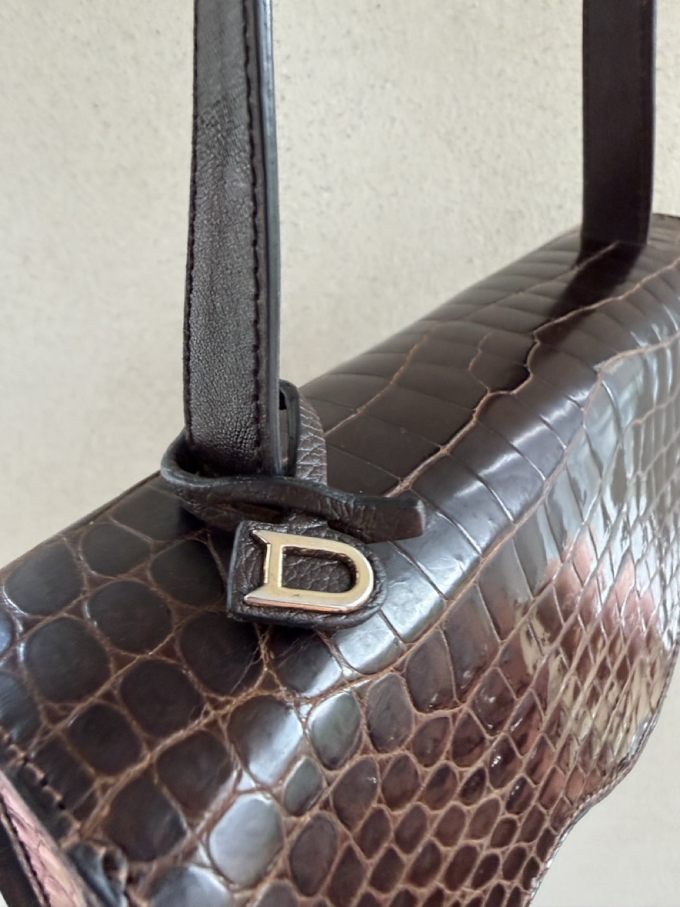 Veiling: Croco Crossbody - Afbeelding 6