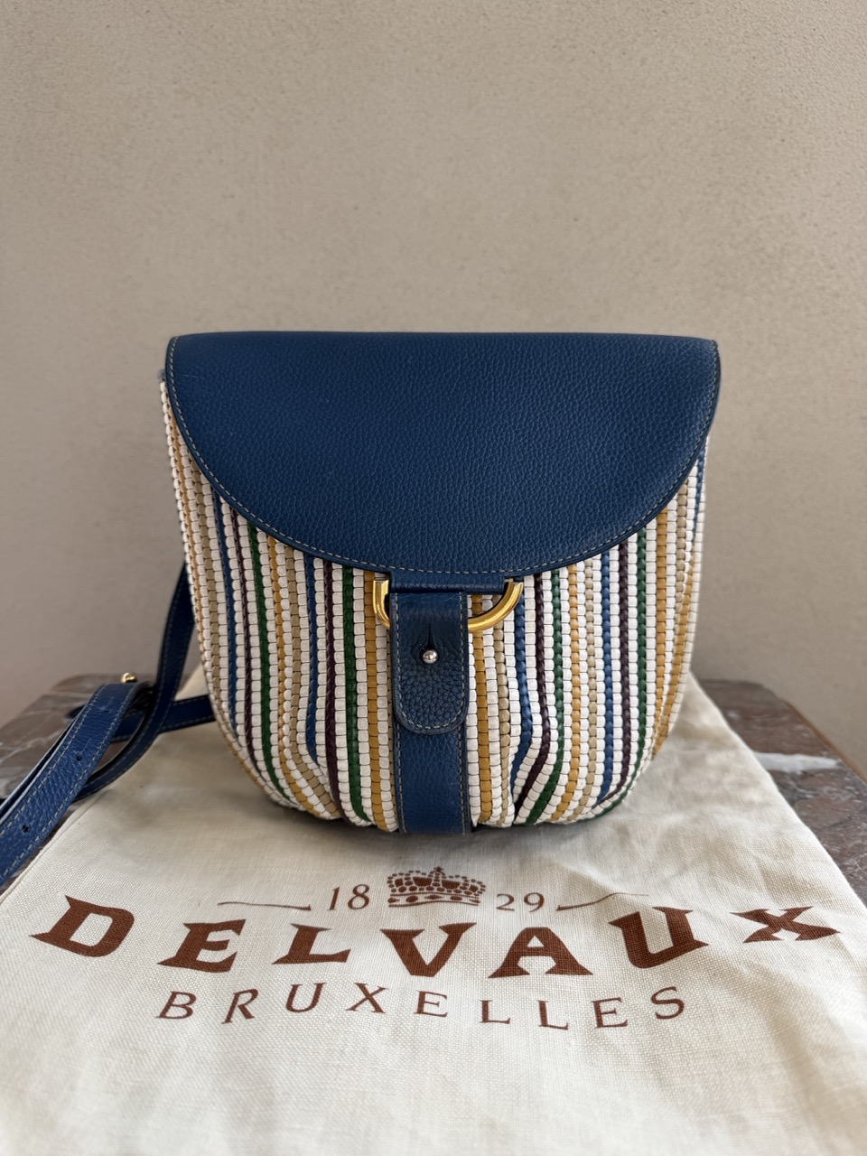 Listrac PM in Toile de Cuir