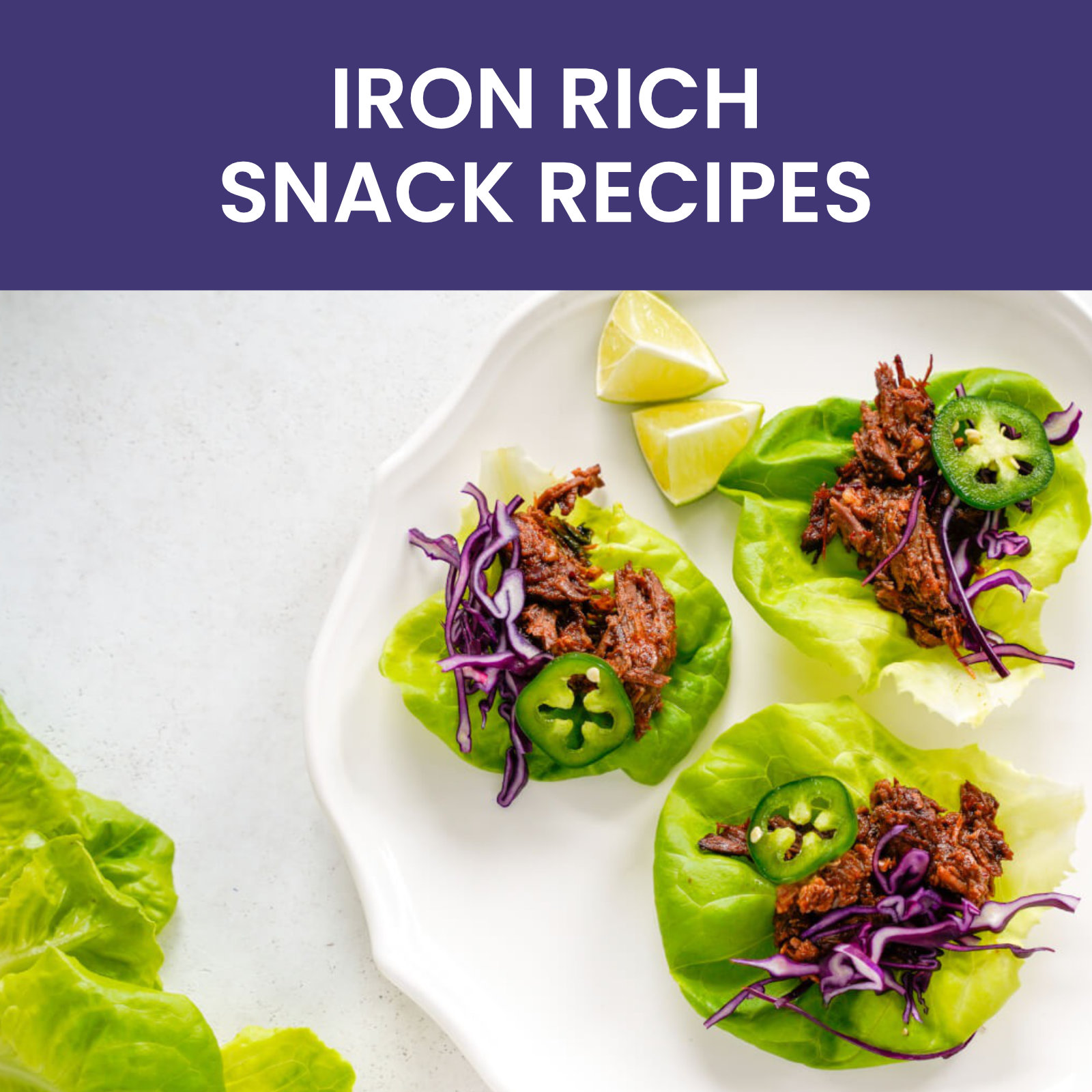 eBook: Iron Rich Snacks