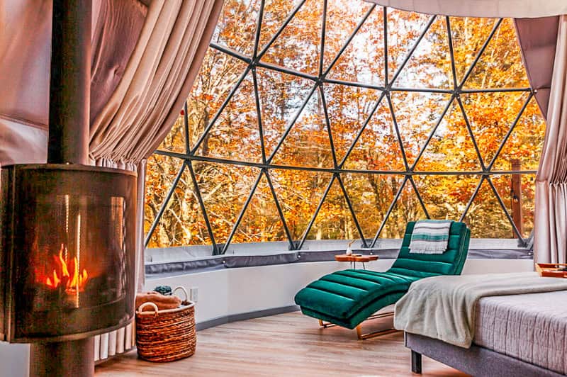Nova Scotia glamping domes
