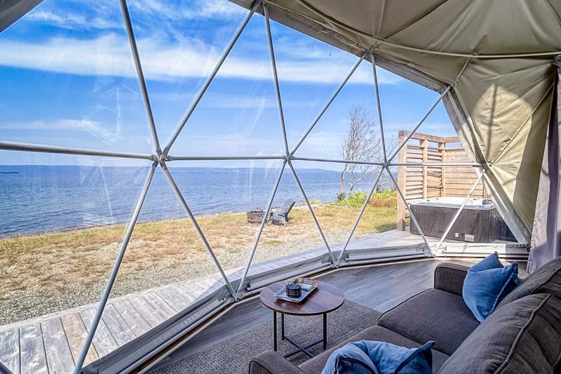 Nova Scotia glamping domes