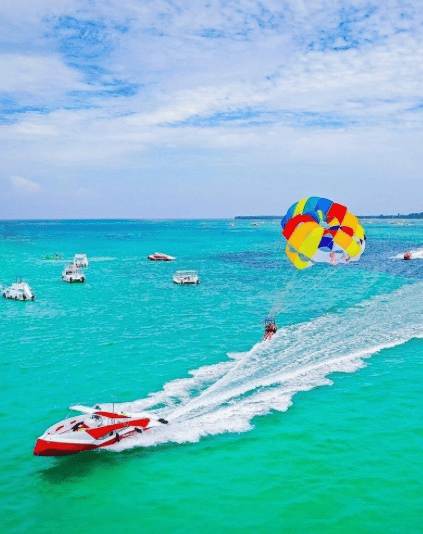 Punta Cana excursions - parasailing