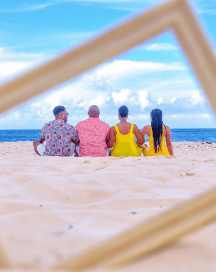 Punta Cana excursions - family photo by professional photographer